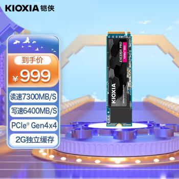 铠侠（Kioxia）2TB SSD固态硬盘 NVMe M.2接口 EXCERIA Pro  SE10 系列（PCIe 4.0 产品）