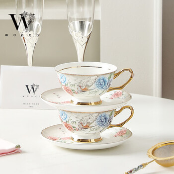 物取（WOOCH）百花密语系列咖啡杯套装订婚礼物高档精致下午茶乔迁新婚伴手礼