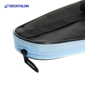 迪卡侬羽毛球拍套背包羽毛球包PERFLY蓝色-可装两只球拍-4248148