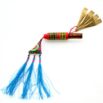 韩琴侠彝族口弦琴 彝族铜口弦彝族乐器 民族口弦大凉山彝族手工 红盒4