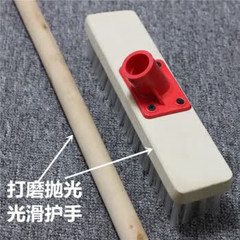 美家生活 30cm宽地板刷 长柄硬毛大号厨房卫生间洗地毯刷地刷子清洁刷瓷砖