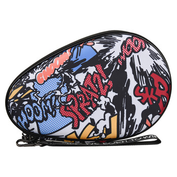 莹恋WINION严选 乒乓球拍套拍包葫芦型 涂鸦硬壳硬质乒乓球包拍袋子