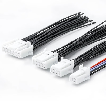 正鑫远 汽车连接器音响导航倒车公母插拔式对接插件线束插头 1565380-1-28孔母头 线长20cm