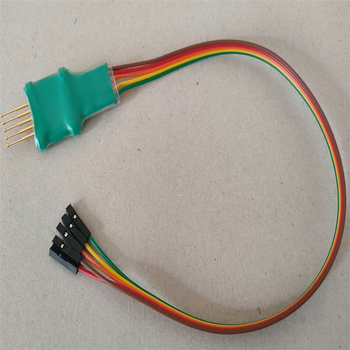 凯元达  探针 测试针 烧录下载编程 弹簧针针排线 2.54单排6P圆头D