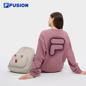 FILAFUSION斐乐潮牌女包背包秋季趣味双肩包电脑包书包