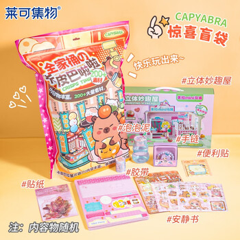 莱可优品指尖上的炫时光DIY套装礼盒多种DIY文创产品组合圣诞礼物礼盒送小朋友礼物小学生生日礼物女孩玩具