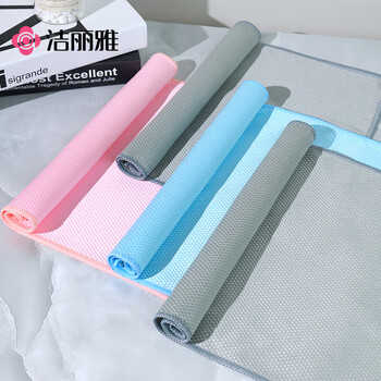 洁丽雅锁边鱼鳞抹布30*40cm*5条厨房餐具擦拭家务清洁擦玻璃巾 洁丽雅锁边鱼鳞抹布30*40cm*5条厨房餐具擦拭家务清洁擦玻璃巾