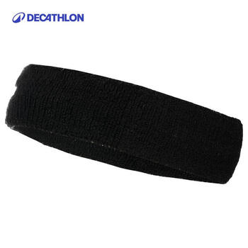 迪卡侬运动发带男女成人弹力吸汗透气护具发带_黑色均码 1314795 迪卡侬运动发带男女成人弹力吸汗透气护具发带_黑色均码 1314795