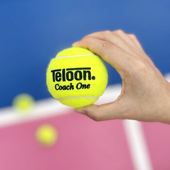 天龙（Teloon）训练网球无压球发球机用球 caoch one