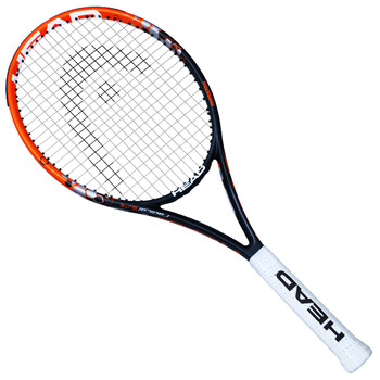 海德（HEAD）网球拍Radical Elite全碳素纤维 磨砂灰橙 穿好线 含网球手胶避震