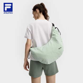 FILA 斐乐【随行包】挎包女包秋运动包单肩包饺子包斜挎包腋下包