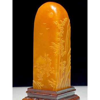 寿山田黄石印章价格报价行情- 京东