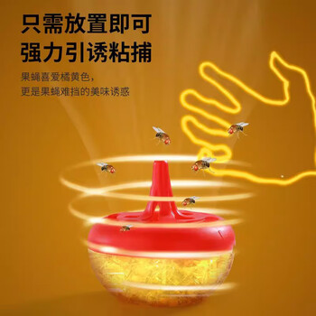 地依猫杀蝇饵剂小飞虫果蝇诱捕器苍蝇神器杀蝇饵剂厨房粘捕驱赶呋虫胺