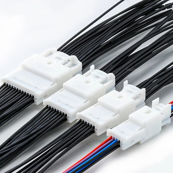 正鑫远 汽车连接器音响导航倒车公母插拔式对接插件线束插头 1565380-1-28孔母头 线长20cm