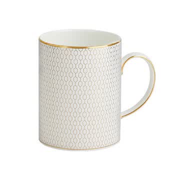 Wedgwood金色几何马克杯联合款套装+Parker派克IM纯黑丽雅金夹宝珠笔