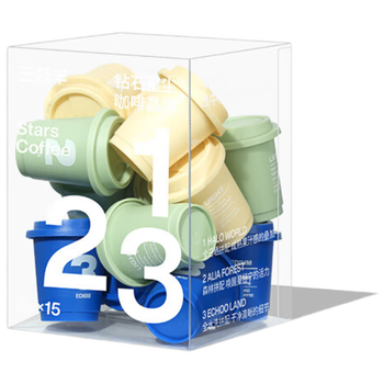 三顿半 数字星球123号3g*15颗装 精品咖啡速溶纯黑咖啡粉