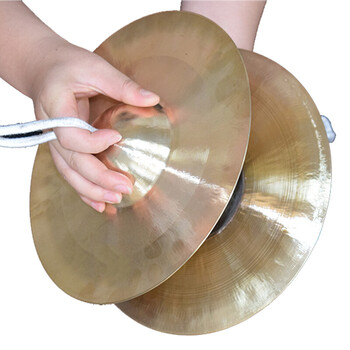 响铜大中小京镲金钹水镲铪子15 17 20小铜擦成人腰鼓钗铙钹 32cm响铜