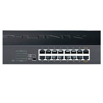 TP-LINK16口全千兆Web网管 云管理交换机 企业级交换器 监控网络网线分线器 分流器TL-SG2016  