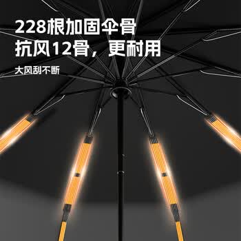 天玮伞业全自动晴雨伞大号加固加厚抗风黑胶防晒伞晴雨两用228骨可定制