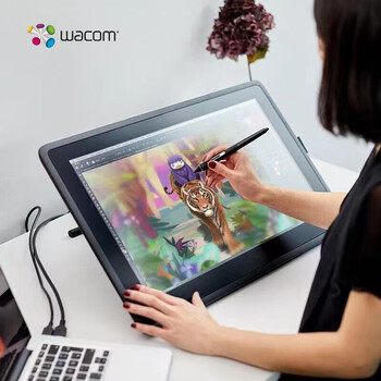 WACOM数位屏 手绘屏 绘画屏写字板 绘图液晶数位板 21.5英寸手绘板 电脑手写板 DTK2260