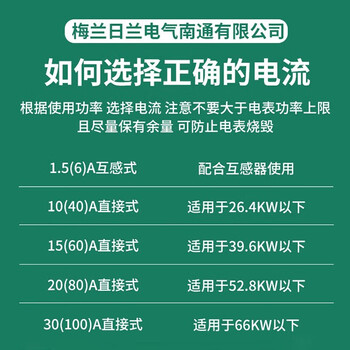 MIWHD三相四线导轨电表 工厂物业电能表4P DTS2266 380V 30(100)A