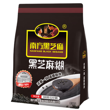 南方黑芝麻600g 黑芝麻糊 营养早餐 代餐食品 【新老包装随机发货】 南方黑芝麻600g 黑芝麻糊 营养早餐 代餐食品 【新老包装随机发货】