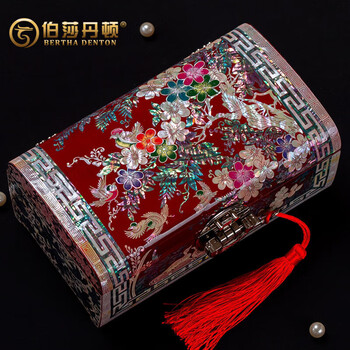 螺钿細工　置物 螺钿镶嵌家具- 京东