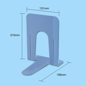 齐心(COMIX)9英寸金属铁桌面书立置物架书收纳桌上书架 办公书靠2片 办公学习用品 蓝 A1100 齐心(COMIX)9英寸金属铁桌面书立置物架书收纳桌上书架 办公书靠2片 办公学习用品 蓝 A1100