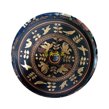 古鏡 青銅鏡 中国古玩 中国美術 唐物 擺件 古铜镜包老唐代青铜镜葵花镜古玩老铜器凤凰