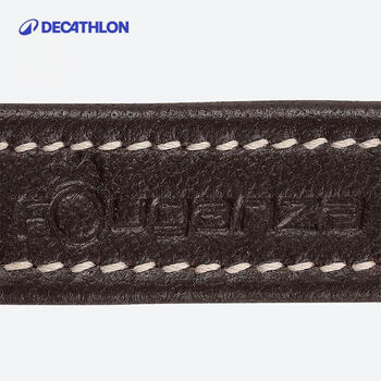 迪卡侬马术马镫带牛皮马匹装备马术用品FOU棕色125cm-1246144 迪卡侬马术马镫带牛皮马匹装备马术用品FOU棕色125cm-1246144