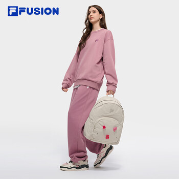 FILAFUSION斐乐潮牌女包背包秋季趣味双肩包电脑包书包