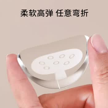 葆氏防撞贴门把手硅胶防撞条106粒家具柜门冰箱透明贴加厚软弹
