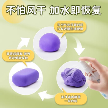 麦浪集3C安全认证彩泥加量装12色36色24色超轻粘土儿童幼儿园橡皮泥黏土手工diy材料包无毒食品级