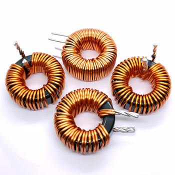 瀚时恒业 KS157060 10条1.0线并绕 磁环铁硅铝大电流电感 100A 2.5mH-双1.2线-22A-立式包胶 双环（2只）