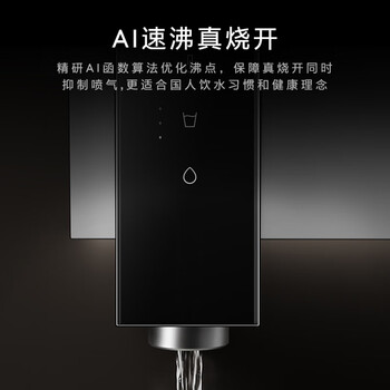 COLMO黑珍珠至简管线机A1壁挂式净饮机伴侣 家用加热无水箱即热式饮水机 全通量适配真沸腾4段控温