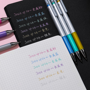 百乐（PILOT）Juice Up果汁笔彩色按动中性笔签字笔水性笔学生手帐笔文具办公用品LJP-20S4-MG 0.4mm金属绿单支