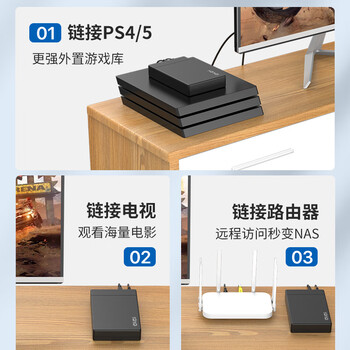 e磊（elei） 移动硬盘盒3.5英寸硬盘底座读取盒子笔记本台式外置壳机械外接usb3.0硬盘盒子固态硬盘盒
