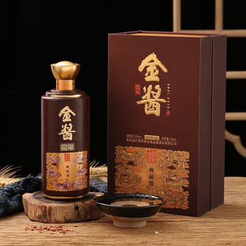 中国　白酒　金酱传承酒　53%　500ml 中国 白酒 金酱传承酒 53% 500ml 汉酱匠心传承酒53度酱酒酱香型