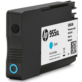 惠普（HP）原装墨盒 L0S63AA 955XL 青色高容量 适用于Pro 8210/8216/8710/8720/8730/7720/7730/7740