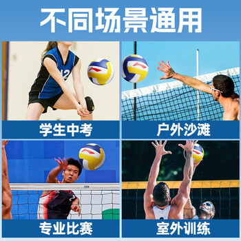 李宁排球中考标准比赛训练专用5号初中生体育考试软硬排成人儿童五号 李宁排球中考标准比赛训练专用5号初中生体育考试软硬排成人儿童五号