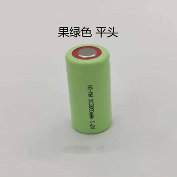 熙久阳 3号SC3000mA镍氢高容量动力充电电池 果绿色2500mA 平头（3个）