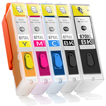 智灵美适用佳能TS8080墨盒MG7780 CLI-871 5080 6080 9080 7720 5780 6880墨水8020 9020 5020打印机871XL