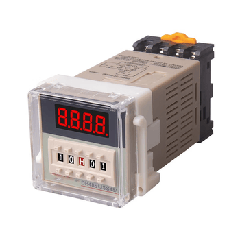 凯元达数显时间继电器可调循环控制时间延时器开关DH48S-2ZHAC/DC24V