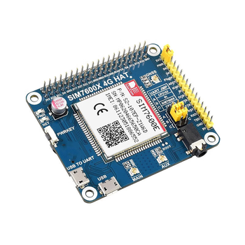 宏达硕树莓派4代SIM7600E4G扩展板支持LTECat-1/3G/2G通信