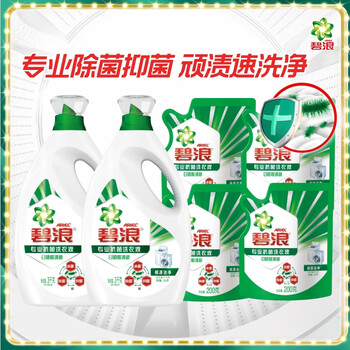 碧浪除菌洗衣液日晒般清新13.6斤装(3kg*2瓶+200g*4袋)家庭装 碧浪除菌洗衣液日晒般清新13.6斤装(3kg*2瓶+200g*4袋)家庭装