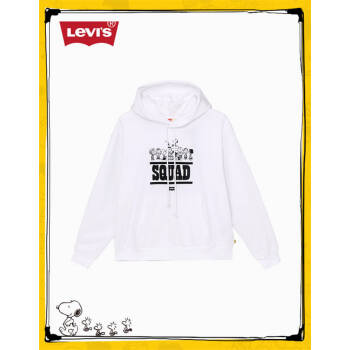 Levi's x Peanuts 系列女士印花连帽卫衣69639-0002Levis 白色 S