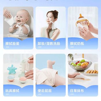 德佑 悬挂洗脸巾160片*1包 加大加厚绵柔巾一次性棉柔洁面巾干湿两用
