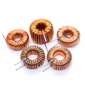 瀚时恒业 25mm 1.0线94-2 红磁环 红灰环电感数字功放专用 106-2-10UH-1.3线-立式（10只）