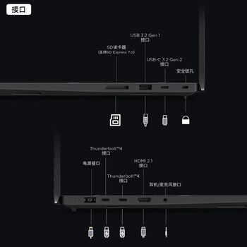 联想ThinkPad P1 Extreme 隐士 AI本 16英寸 3D建模设计笔记本 定制（Ultra7 32G 2T RTX4060）2.5K屏