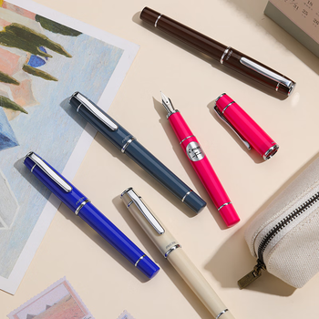 百乐（PILOT）PRERA珮尔娜钢笔彩色练字钢笔商务签字笔书法生日礼物FPR-3SR 灰色M尖